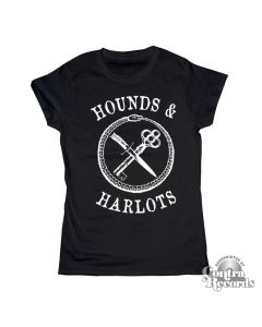 Hounds and Harlots - Girl Shirt - black-L (last size!)