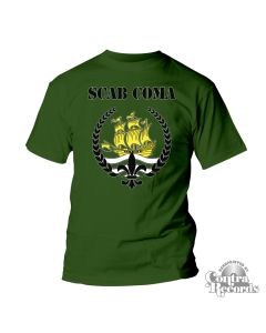 Scab Coma -logo- T-Shirt Green-S (last size!)
