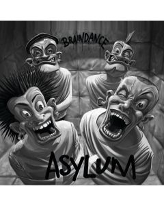 Braindance - Asylum 12"LP lim.111 clear red with black/white
