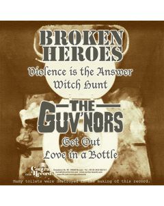 V/A Broken Heroes/Guvnors-split-7"EP lim.134 Brown Cover