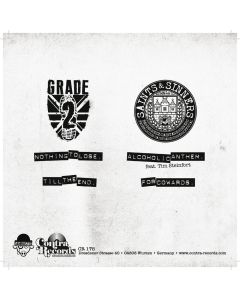 V/A GRADE 2 / SAINTS AND SINNERS - split 7"EP lim.400 clear red