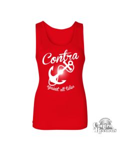 Contra Records - Anchor - Girl Tanktop - red