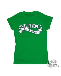 Grade 2 - All i know - Girl Shirt green