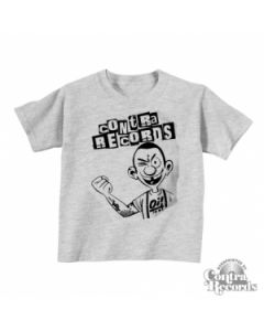 Contra Records Oi! - Kids Shirt Grey