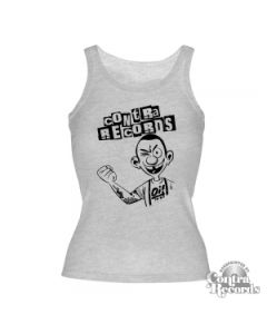 Contra Records Oi! - Girl Tanktop Grey