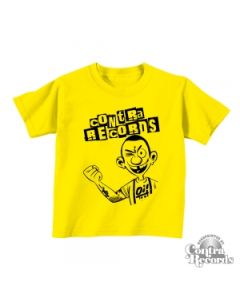Contra Records Oi! - Kids Shirt Yellow