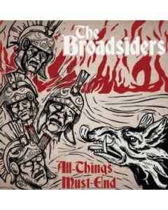 BROADSIDERS,THE-ALL THINGS MUST END 12"GF-LP lim.106 red/bone