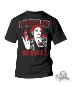 Booze & Glory - No Rules - T-Shirt black-S (Last Size!)