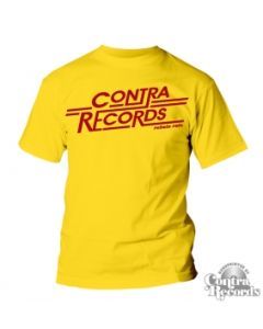 Contra Records - Rebels rule -T-Shirt Men Yellow limited edt.-S (last size!)