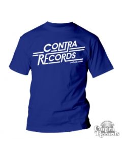 Contra Records - Rebels rule -T-Shirt Men Royal Blue-S (last size!)