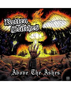 Rotten Stitches - Above The Ashes lim.330 punk puke splatter