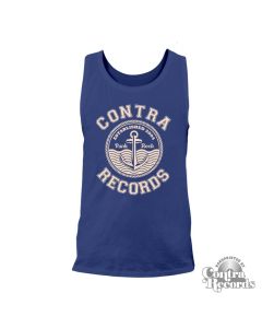 Contra Records "Anchor Punkrock"  Men Tanktop navy blue-S (last size!)