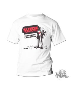 Suede Razors - "The Bovver and the Glory" -T-Shirt white