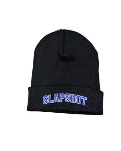 Slapshot - Black and Blue embroidered - Beanie