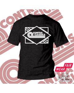 CONTRA CLASSICS - "stripes" unisex T-Shirt charcoal grey melange
