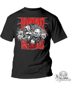 Braindance - "raise yer glass" T-Shirt black