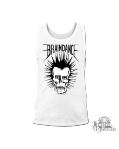 Braindance - "Skull" Men Tanktop white