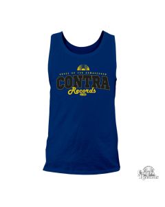 Contra Records - "dress up for..." Men Tanktop  navy blue