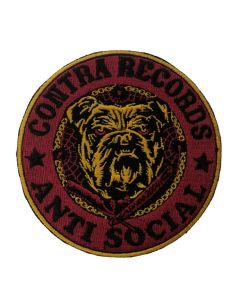 Contra Records "Antisocial Bulldog" - Patch
