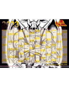 Contra Records - Extra BIG 1000x700mm Calendar 2023