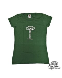 Subculture for Life "Worldwide-Crew " Crucified Girl Shirt green lim.10 pcs chest print edt.