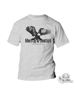 Liberty & Justice - "Eagle" T-Shirt grey