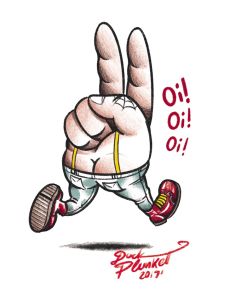 Fuck Off  Oi! Oi! Oi! - Sticker