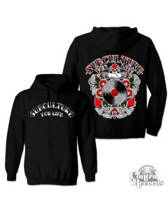 Subculture for Life "Anchor" Hoody black front/backprint