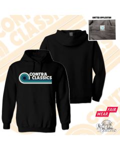 CONTRA CLASSICS - Hoody black with knitted application