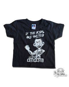 Contra Records "If the Kids are united" Kids Shirt black