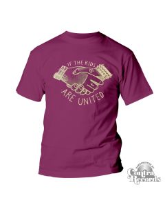 If The Kids Are United - T-Shirt oxblood red-S (last size!)