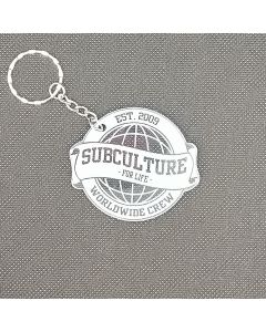Subculture for Life - Worldwide Crew '09 - Keychain ice blue