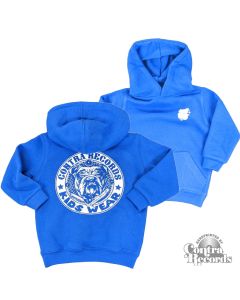 Contra Records "Kids Wear - Bulldog" Kids Hoody blue