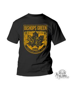 Bishops Green - "Leaf" - T-Shirt black/yellow