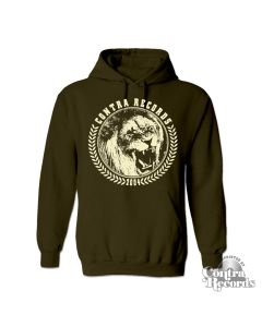 Contra Records - "Lion" - Hoody dark brown