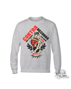 Contra Records - "Are You Ready" - Crewneck Sweatshirt grey (last sizes!)