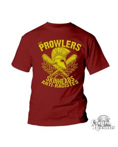 Prowlers - "Skinhead Anti-Racistes" T-Shirt oxblood red