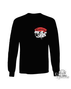 Contra Records - Punk & Skin - Longsleeve Shirt black