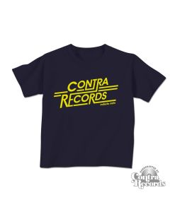 Contra Records "Rebels Rule" Kids Shirt dark navy blue