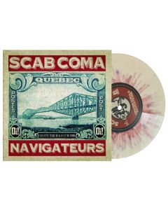 SCAB COMA - NAVIGATEURS - 7" EP, lim.200 red yellow splattered