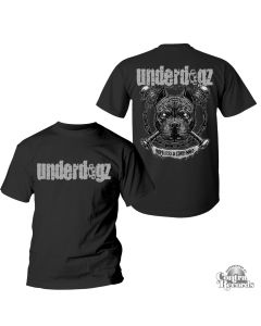 Underdogz -"hopeless..."  T-Shirt black front/backprint