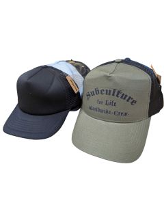 Subculture for Life "Worldwide-Crew " black - Trucker Cap (different colors)