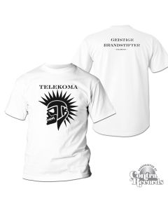 Telekoma - Skull - T-Shirt white front/backprint