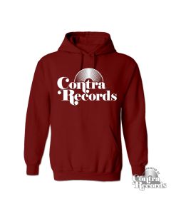 Contra Records - Vinyl - Hoody Burgundy