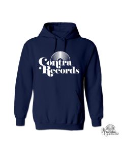 Contra Records - Vinyl - Hoody navy blue