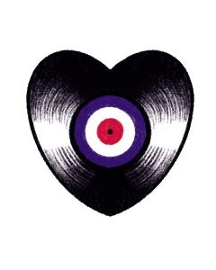Vinyl love affair - "Mod Target" - Sticker