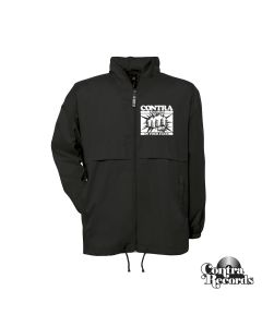 Contra Records - "In Your Face" - Windbreaker Jacket - black