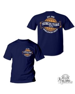 Subculture for Life - Worldwide Crew '09 - T-Shirt navy blue front/backprint (last sizes!)