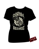 Contra Records - Old Scool - Girl Shirt black