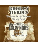 V/A Broken Heroes/Guvnors-split-7"EP lim.134 Brown Cover